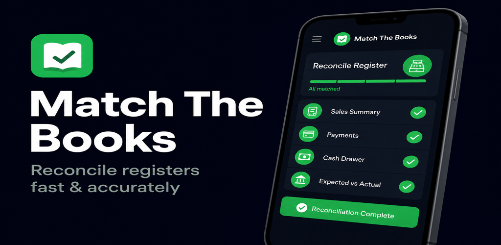 Match The Books — Reconcile registers fast and accurately